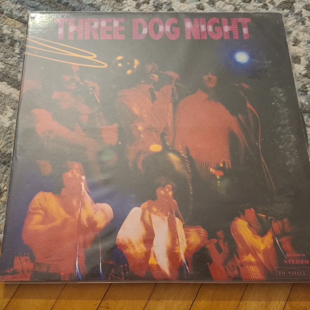 Three Dog Night vintage vinyl album black LP.  GUC